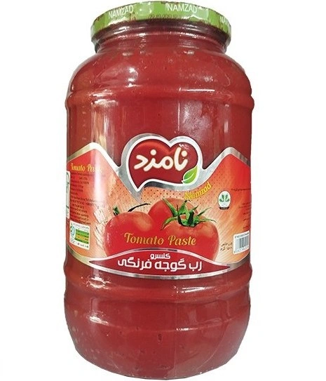 رب گوجه فرنگی شیشه ای 1570 گرمی نامزد