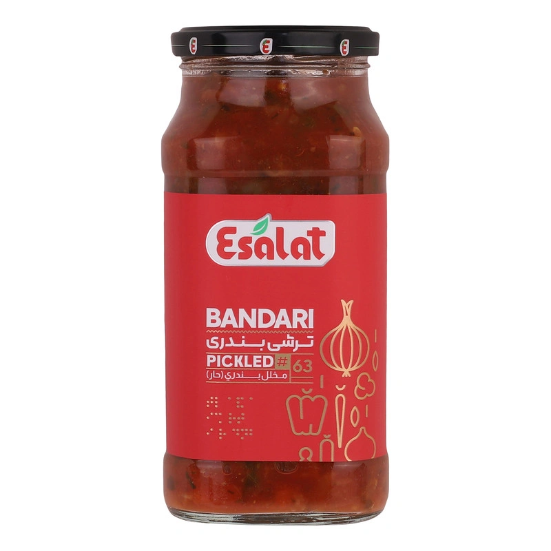 ترشی لیته بندری 590 گرمی (طراحی جدید) اصالت 