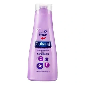 مایع نرم کننده موی سر حاوی پروتئین و مخلوط ویتامینها تغذیه کننده ساقه مو ( بنفش ) 880 گرمی گلرنگ