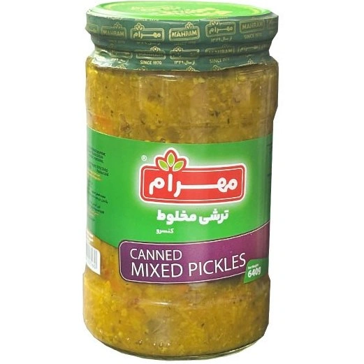 ترشی مخلوط لیته 640 گرمی مهرام 