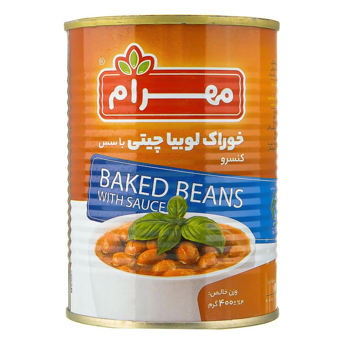 کنسرو لوبیا چیتی400 گرمی مهرام