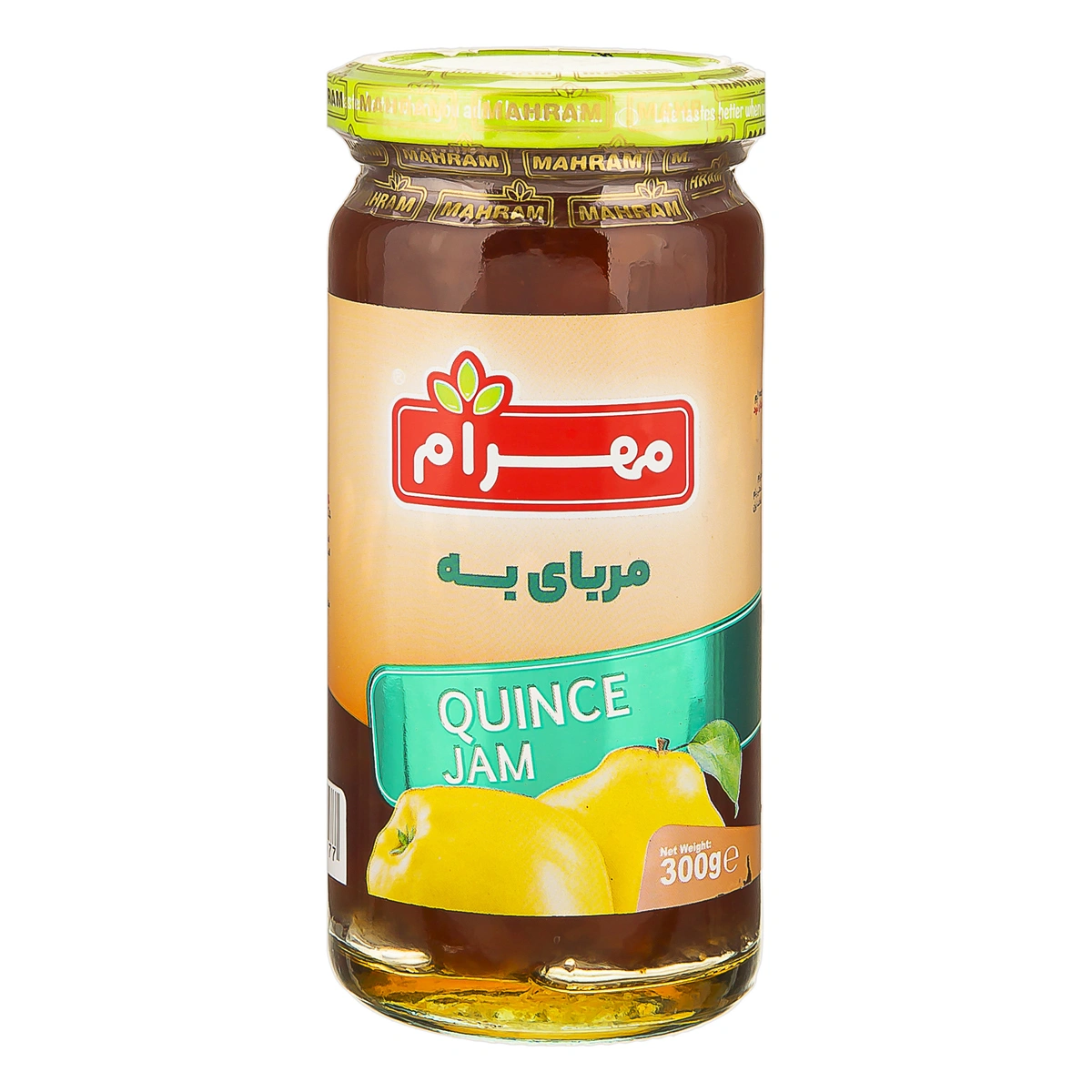 مربا به شیشه ای 300 گرمی مهرام 