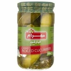خیار شور معمولی 650 گرمی مهرام
