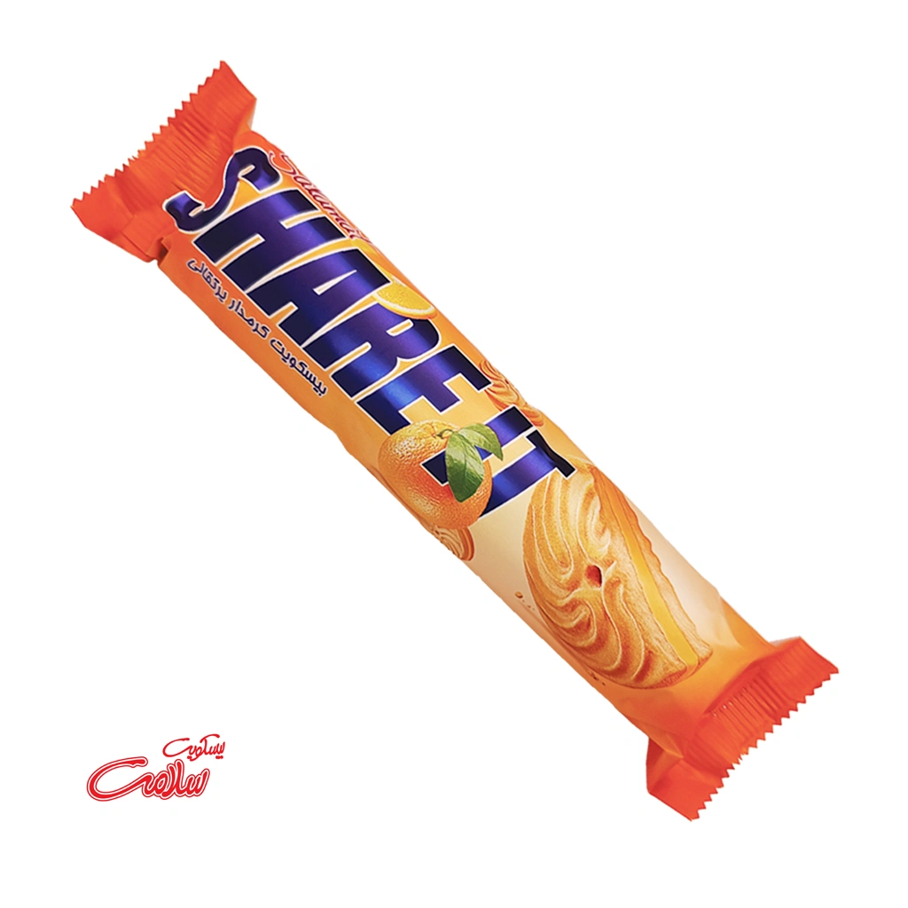 بیسکویت کرمدار پرتقالی 120 گرمی ( shareit ) سلامت 