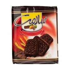 بیسکویت کاکائویی باتزیین شکر 1000 گرم سلامت 