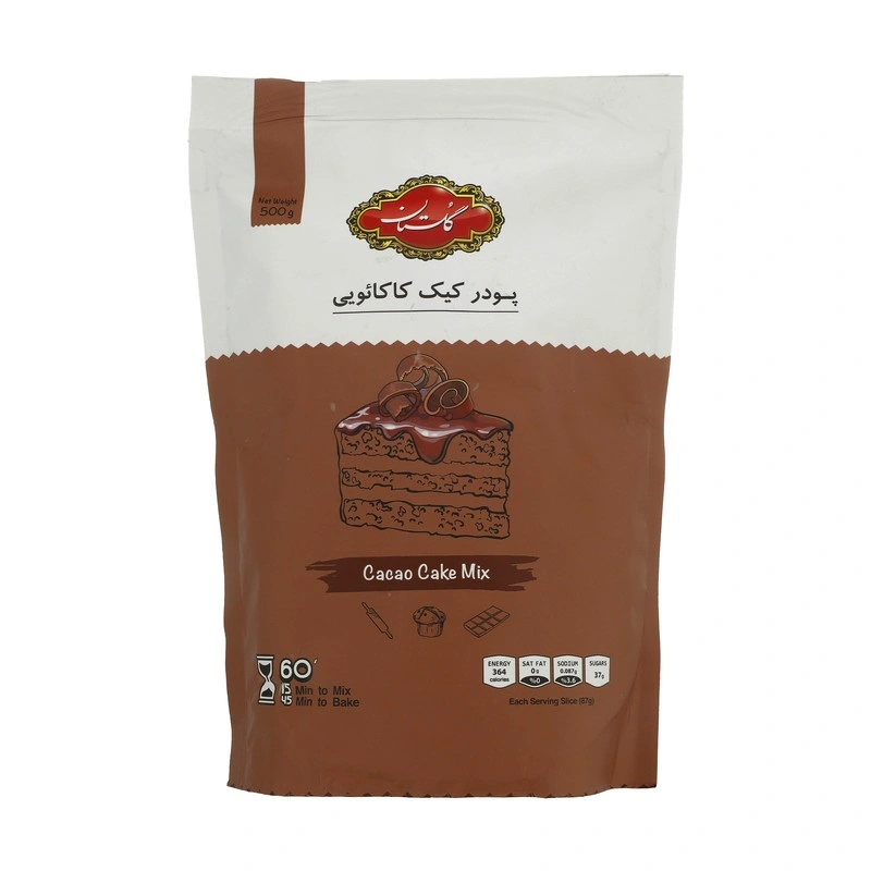 پودر کیک کاکائویی 50 گرمی گلستان 