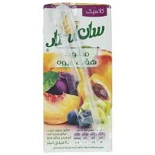 آبمیوه هفت میوه 200 میلی لیتری سان استار