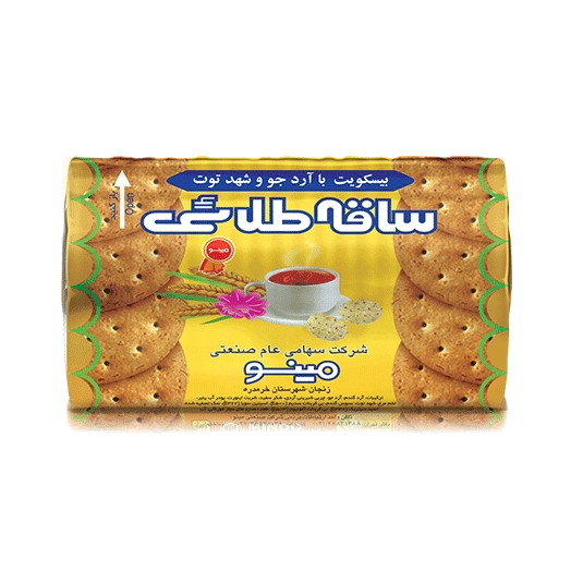 ساقه طلایی با آرد جو و شهد توت مینو