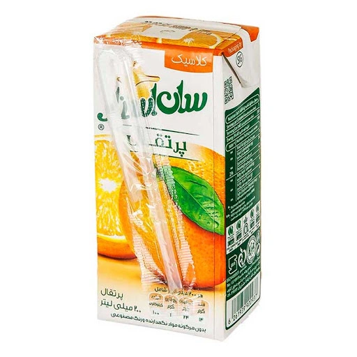 آبمیوه پرتقال 200 میلی لیتری سان استار