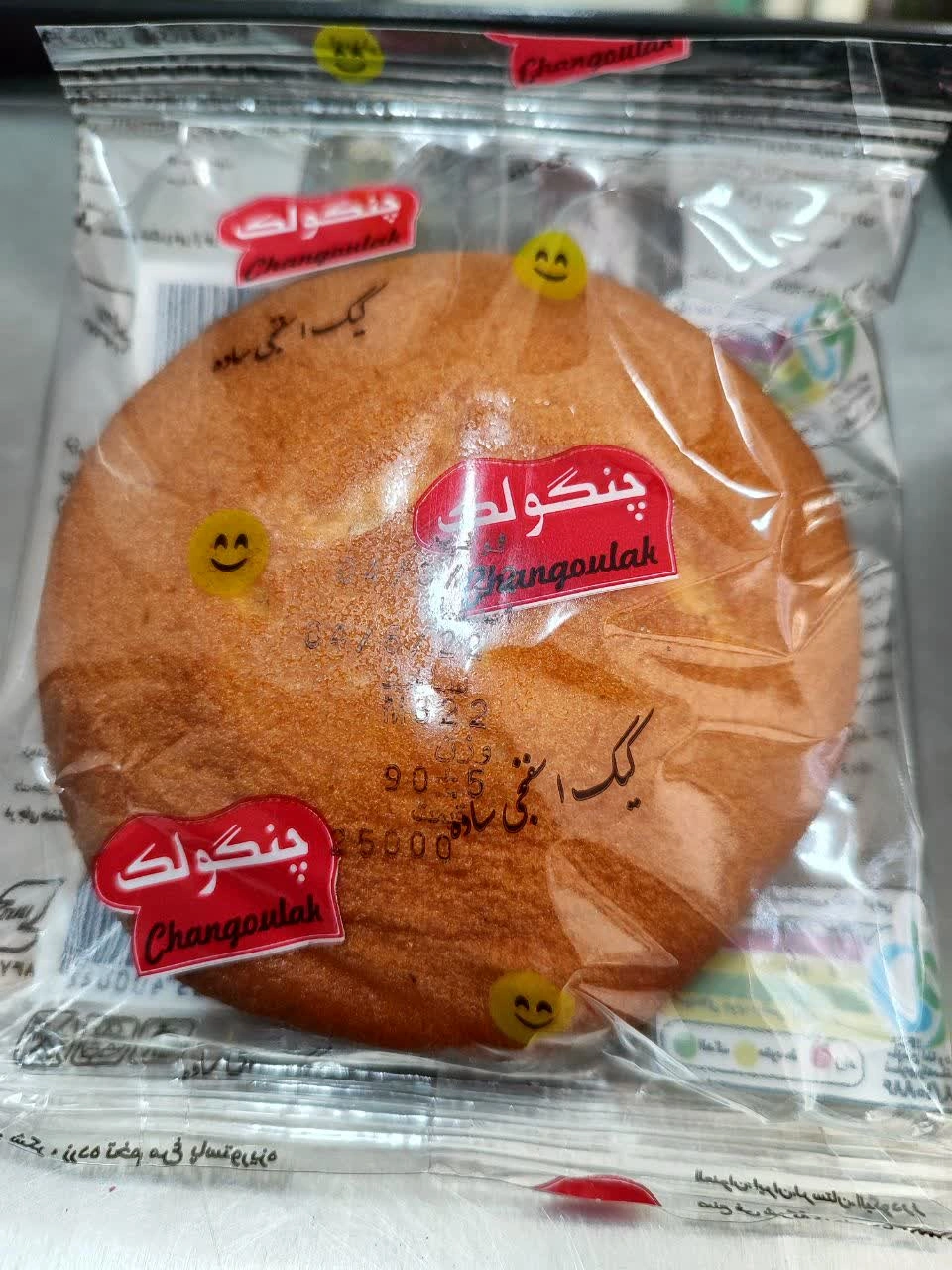 کیک گرد 90گرمی چنگولک
