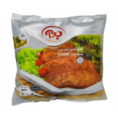 کتلت 40%رگوشت قرمز 450 گرمی ب . آ