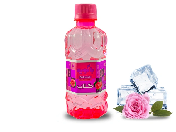 نوشیدنی بدون گاز با طعم گلاب باکویه