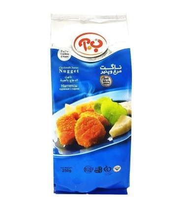 ناگت مرغ و پنیر 450 گرمی ب . آ