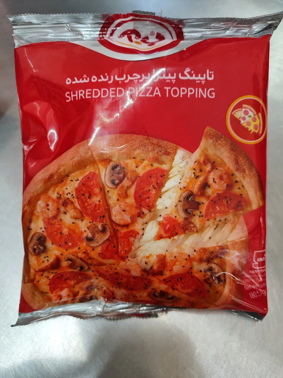 پنیر پیتزا تاپینگ 180 گرمی ب . آ