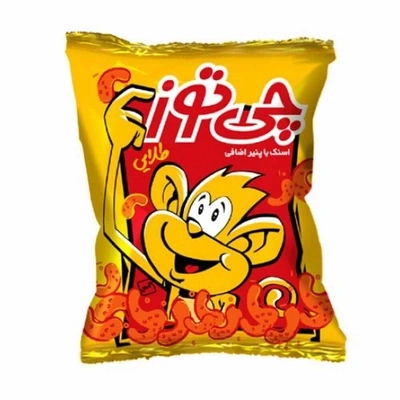اسنک طلایی پنیری بزرگ 190 گرم چی توز