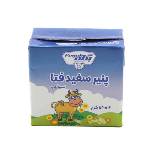 پنیر  سفید فتا 520 گرمی پگاه