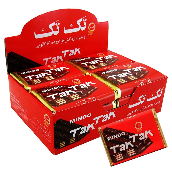 ویفر با روکش کاکائو تک تک