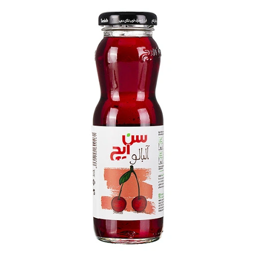 نکتار آلبالو شیشه 200 سی سی سن ایچ 