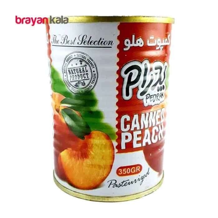 کمپوت هلو 350 گرمی پدرام