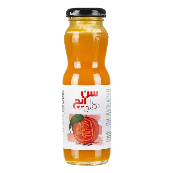 نکتار هلو شیشه 200 سی سی سن ایچ 