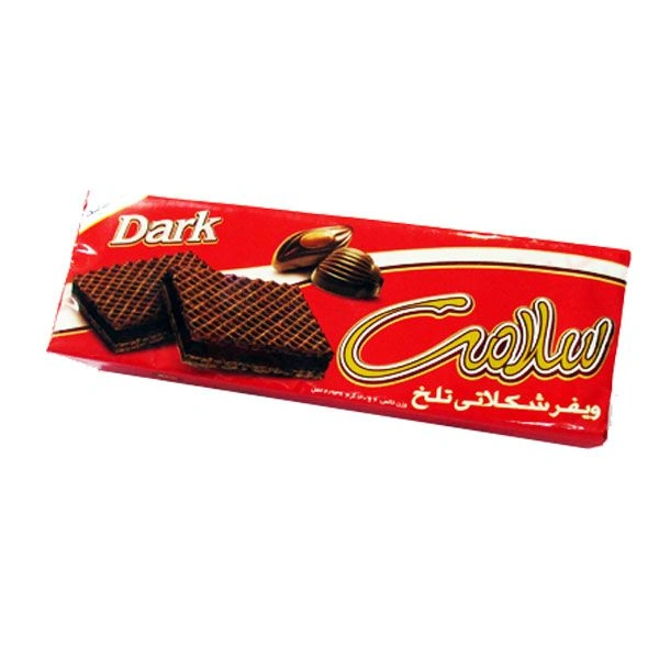 ویفر شکلات تلخ 140 گرم سلامت