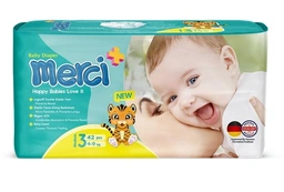 مرسی پوشک کامل بچه متوسط (سایز 3 ) 42 عددی